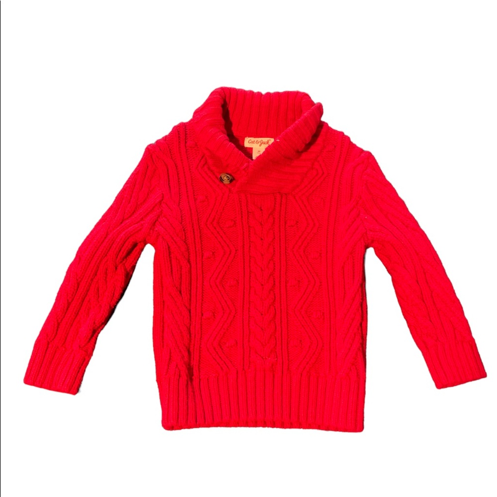 Cat & Jack Toddler Cable Knit Sweater (B7)